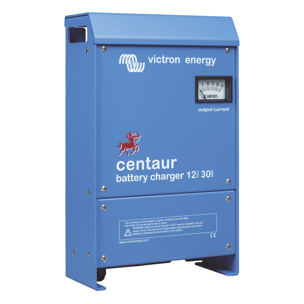 Cargador de Batería Centaur / Tecnología de Alta Frecuencia / Modelos 12-24 VDC / Carga 3 Etapas / 3 Salidas / Protección IP21