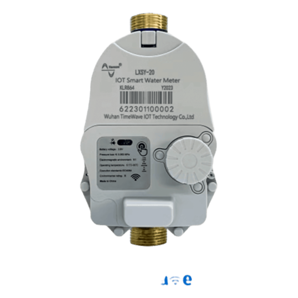 Medidor de Agua Mecánico LoRaWAN IoT de 2 Pulgadas / Smart Metering y Telemetría para BMS / Válvula de Corte de Flujo / Batería Litio de Larga Duración / Comunicación Inalámbrica / Monitoreo Remoto