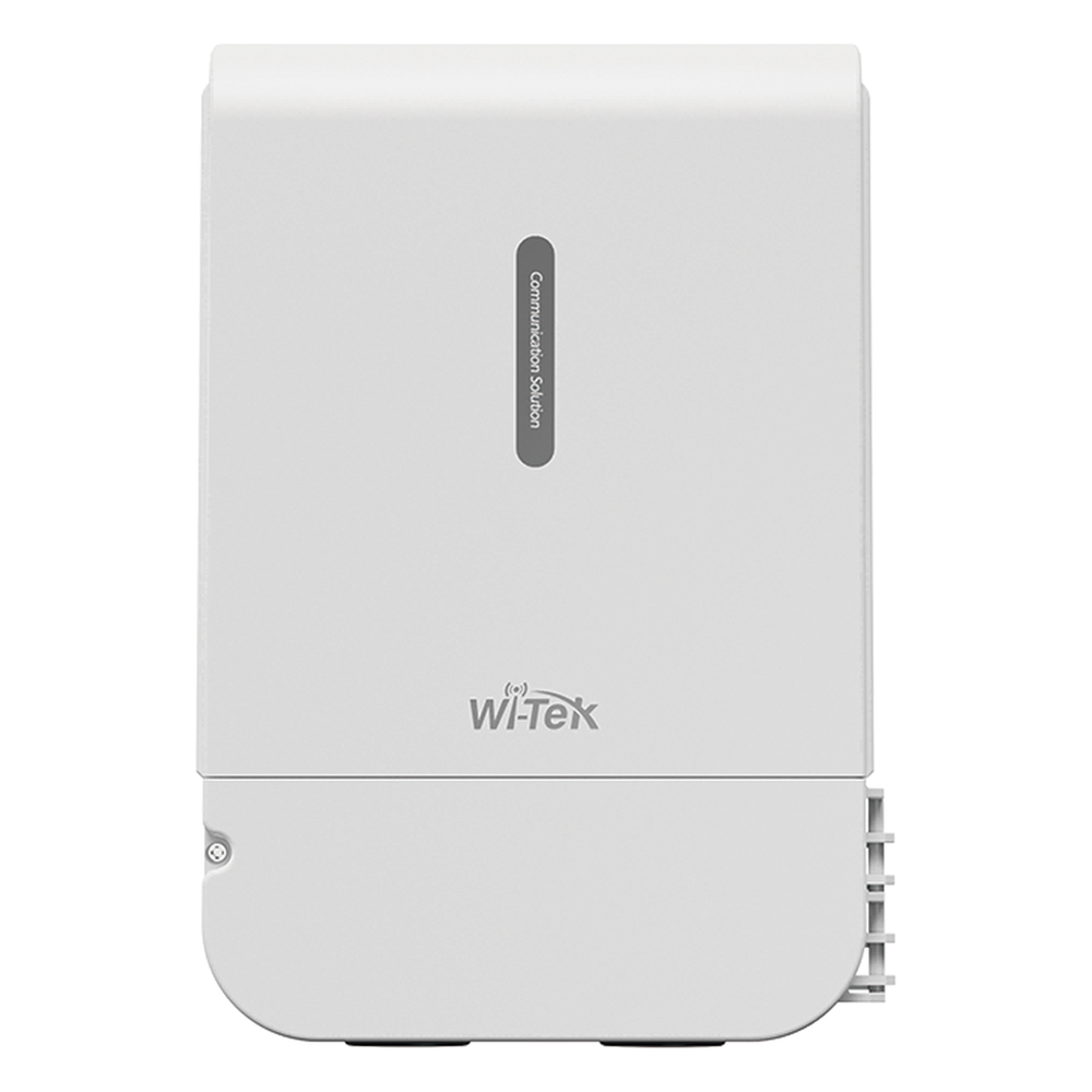 Switch PoE para exterior / Administración en la nube / Con 4 puertos 10/100 Mbps PoE af/at / 2 Puertos Uplink 10/100 MBPS /  Presupuesto 60 W / PoE hasta 250 metros / Soporta protocolo ONVIF