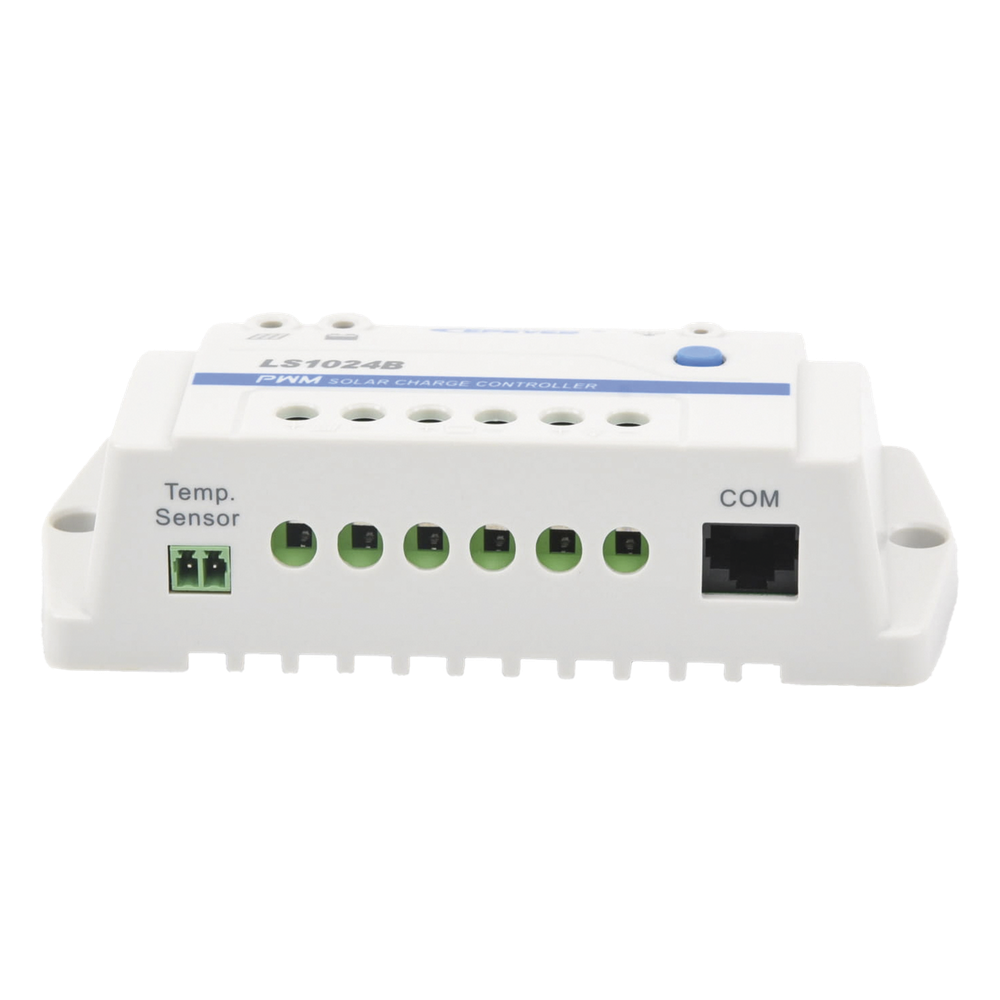 Controlador Solar PWM / 10A / 12/24V / RS-485 / Baterías Gel-AGM-Selladas / Parámetros Configurables