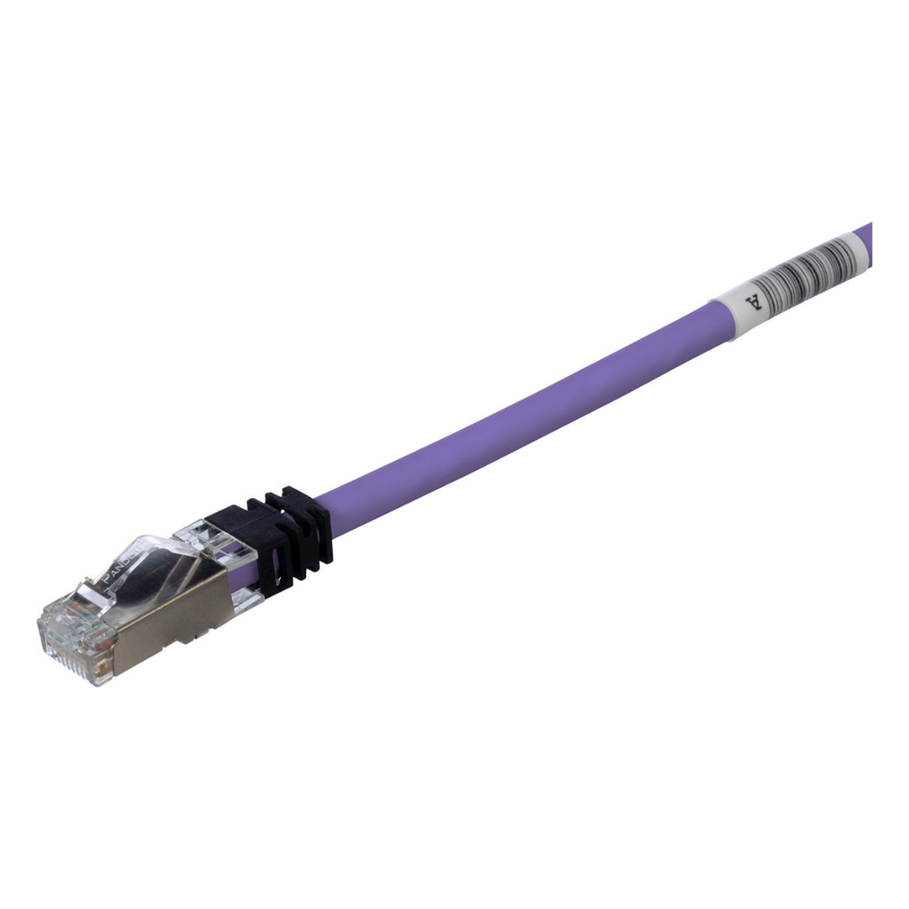Patch Cord Cat6A, Blindado S/FTP, CM/LS0H, 3.05 Metros (10 Pies), Color Violeta