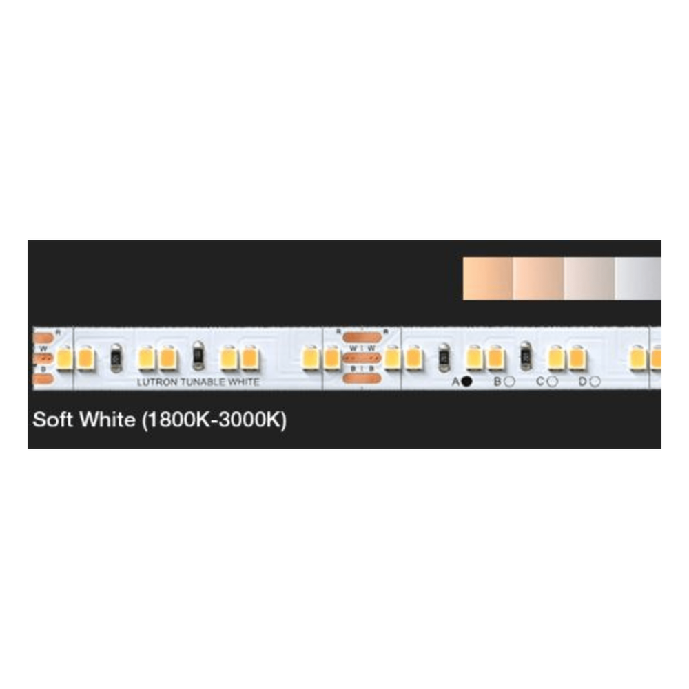 Kit de tira LED Lumaris regulable 1800K-3000K con controlador inalámbrico, para RadioRA 3