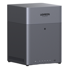 NAS UGREEN NASync DH4300PLUS  / 4 Bahías SATA / Procesador RK3588C 8 GB RAM / 2.5GbE Puerto / HDMI 4K / USB 3.2 Type-C / RAID 0/1/5/6/10 / Acceso Remoto UGREENlink