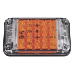 Luz de Advertencia de 7X4", Color Ámbar, Con Luces de Trabajo, Ideal para Ambulancias