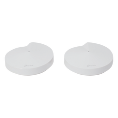 Kit 2 Routers Inalámbricos MESH Interior para Hogar / Doble Banda Wi-Fi 5 AC1300 Mbps / 2 Puerto Gigabit WAN/LAN / 4 Antenas Internas / Administración Mediante la App Deco (iOS, Android) / Protección HomeCare