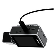Cámara de Tablero Dual 4K + 1080p / Gran Angular 136° / ADAS / WiFi / G-Sensor / Display 2.45" / Reconocimiento de Voz / Micro SD 256GB / USB Tipo-C