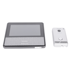 KIT DE VIDEOPORTERO IP COLOR NEGRO / Apertura con app / Súper elegante / Monitor WIFI / Alimentación 110vca