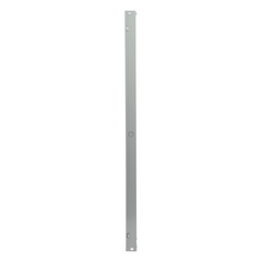 Ducto cuadrado embisagrado 6.5 x 6.5 cm, fabricado en lámina de acero al carbón, hasta 67 cables Cat6,  incluye cople con tornillería y 1 knock out por lado