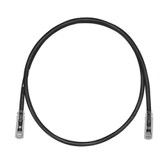 Cable de Parcheo TX6, UTP Cat6, 24 AWG, CM, Color Negro, 6.1 Metros (20 Pies)