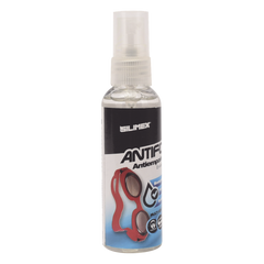 Antiempañante, ideal para eliminar problemas de empañamiento en googlees, mascaras, cascos, lentes, bote 60 ml