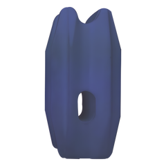 Aislador Azul de Esquina para Cercos Eléctricos / 18 kV / Resinas Vírgenes / Resistencia 7.5-10.2 kg / Anti UV / 66 mm x 31.6 mm