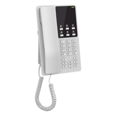 Teléfono IP Hotelero, 2 líneas SIP con 2 cuentas, codec Opus, IPV4/IPV6, color blanco, con gestión en la nube GDMS