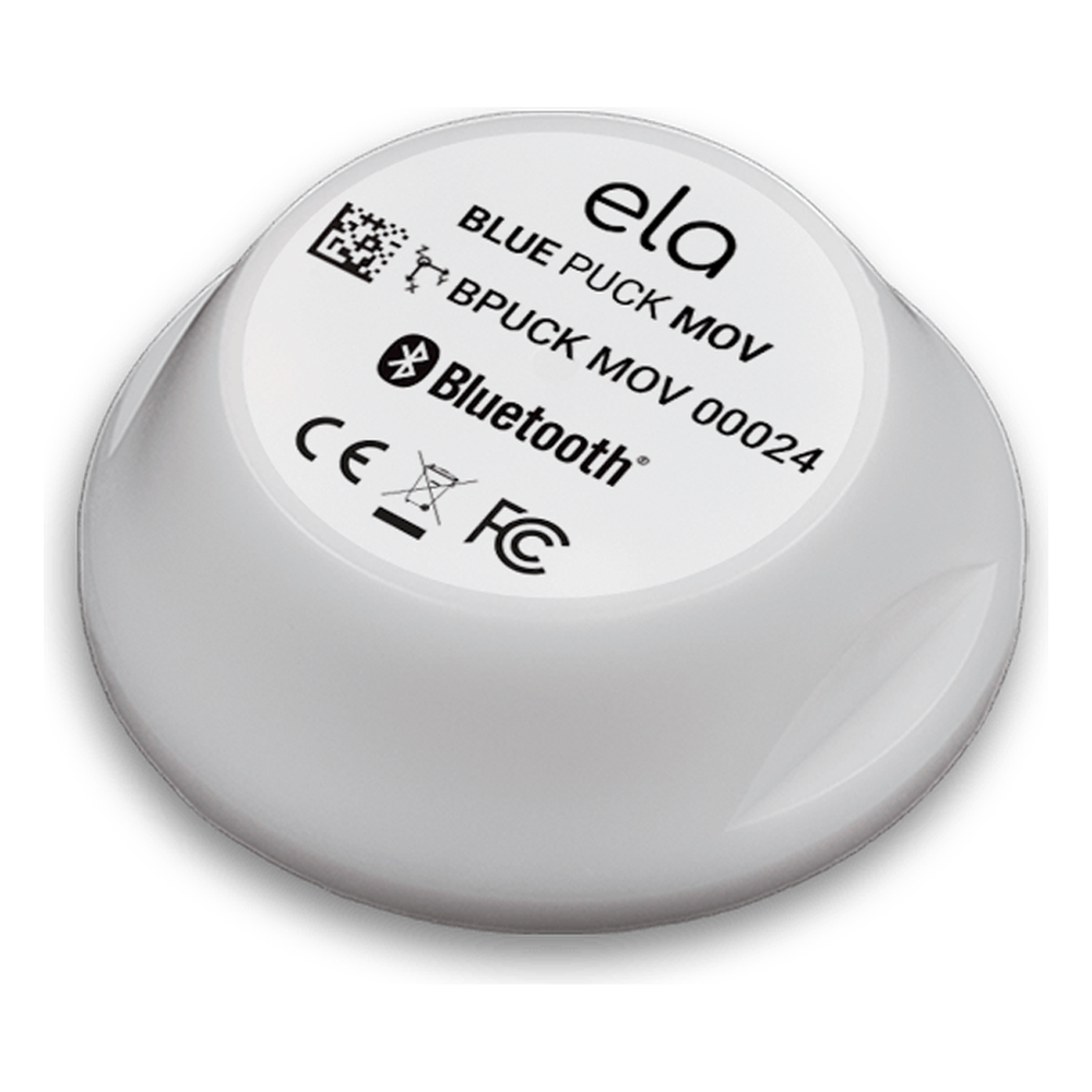 Sensor BLE de Temperatura y Humedad BLUEPUCK RHT — IP65, Alcance 500m, Batería 18 Años, Compatible Teltonika/Ruptela/TopFly