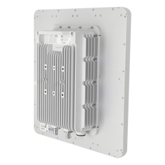 Punto de Acceso WiFi, PTP y PTMP Doble Banda Simultanea, Ideal Para Industria 4.0, Hasta 1.7 Km de Cobertura WiFi, Antena Sectorial MIMO 8x8 Integrada de 100° de Apertura en 2.4 GHz, MIMO 2x2 Conectorizado en 5 GHz.
