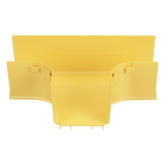 Accesorio en T Horizontal, Con Ángulos a 90º, Para Canaletas FiberRunner™ 4X4, Color Amarillo