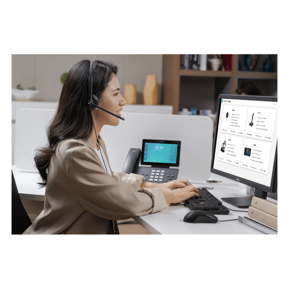 Yealink UH34 Lite, versión UC, cancelación de ruido profesional USB-A con indicador de ocupado