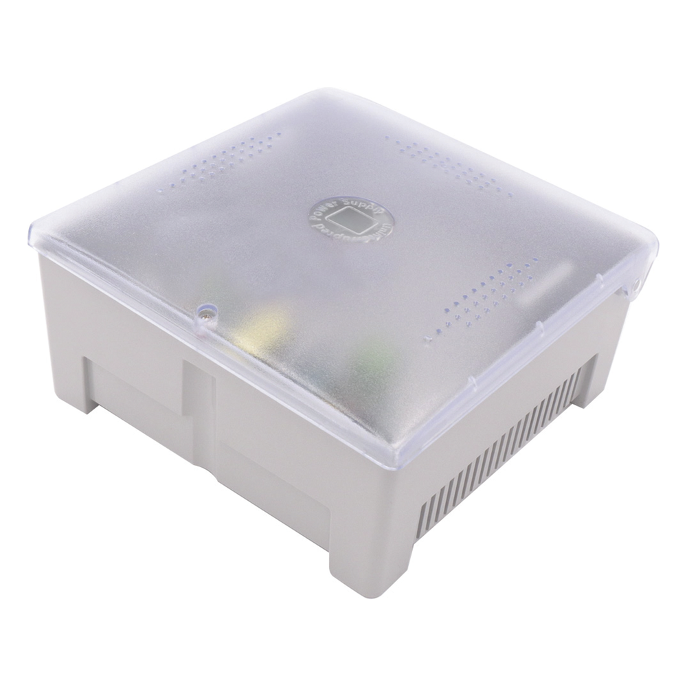 Fuente de Poder con Gabinete de 4 Salidas de 11 - 15 Vcc / 5 Amper /  Voltaje de Entrada: 96 - 264 Vca / Soporta Protección contra Sobrecorriente de Salida, Protección contra Cortocircuito / Led Indicador