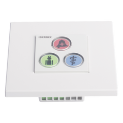 Modulo de 3 Botones iluminados con Lector RFID 125 KHz / Alarma / Cancelar y Código Azul / BUS RS485 / Compatible con NX0019/B, NX1021 y NX0015