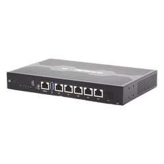 EdgeRouter 6 PoE pasivo 24 V, con 5 puertos 10/100/1000 Mbps + 1 puerto SFP, con funciones avanzadas de ruteo