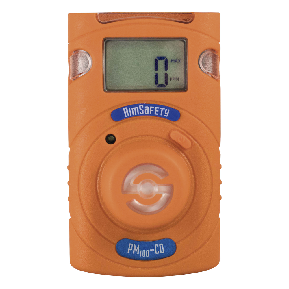 Monitor Personal de Monóxido de Carbono (CO) / Rango 0-500 ppm / Resolución 1 ppm / 2 Años de Operación Continua / Desechable sin Mantenimiento / IP67 / Alarmas Audibles, Visuales y Vibratorias