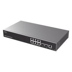 Switch Capa 3 Administrable / 8 puertos 10/100/1000 Mbps + 2 Puertos SFP+ 10 Gigabit / Compatible con GWN Cloud.