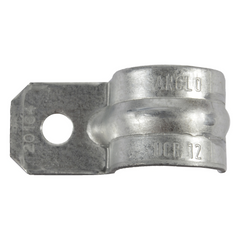 Abrazadera tipo Uña para Tubo Conduit Pared Gruesa y Conduit PVC de 1/2 (13 mm).