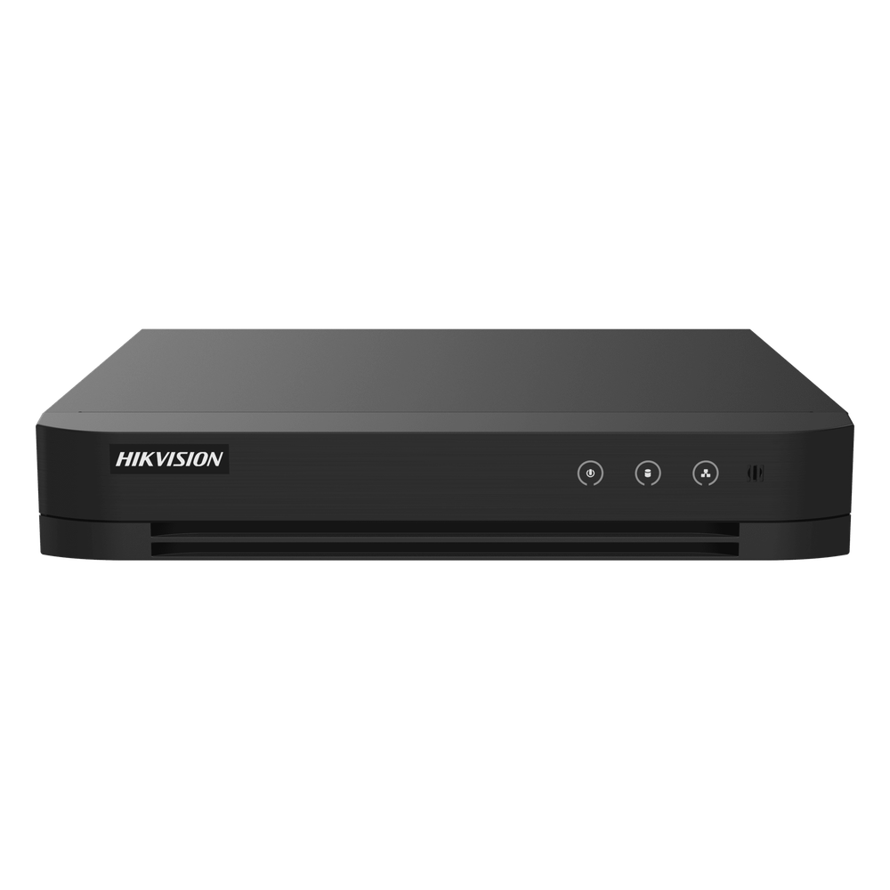 DVR 16 Canales TURBOHD + 8 Canales IP / 5 Megapixel Lite - 3K Lite / Audio de Dos Vías por Coaxitron / ACUSENSE (Evita falsas alarmas) / 1 Bahía de Disco Duro / Salida de Video en Full HD