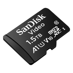 Memoria microSD SanDisk 1.5TB (1500 GB) / Alta Resistencia / Videovigilancia / Clase 10