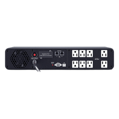 UPS de 1500 VA/1000 W, Topología Línea Interactiva, Entrada 120 Vca NEMA 5-15P, Onda Senoidal Pura, Torre o Rack 2 UR, Con 8 Tomas NEMA 5-15R