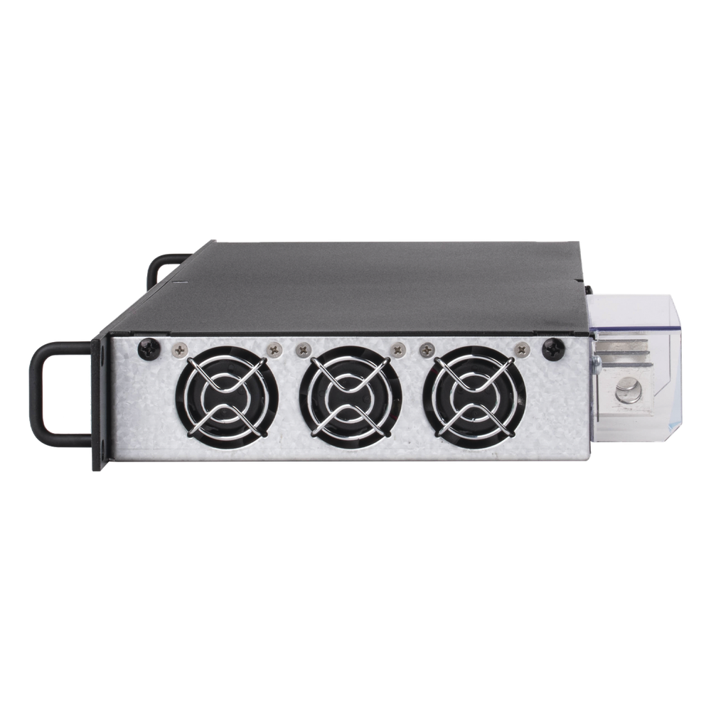 Fuente de Poder de Alta Eficiencia, 12.5 Amperes, 48 Vcc, , 1 Unidad Rack, Cargador de baterías, Función  LVD