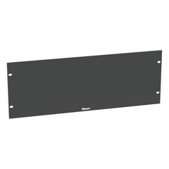 Tapa Ciega Para Rack Estándar de 19in, Plano, de Acero, 4UR, Color Negro