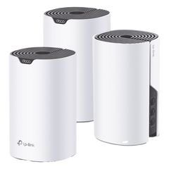 Kit 3 Routers Inalámbricos MESH Interior para Hogar / Doble Banda Wi-Fi 5 AC1900 Mbps / 3 Puerto Gigabit WAN/LAN / 3 Antenas Internas / Administración Mediante la App Deco (iOS, Android)