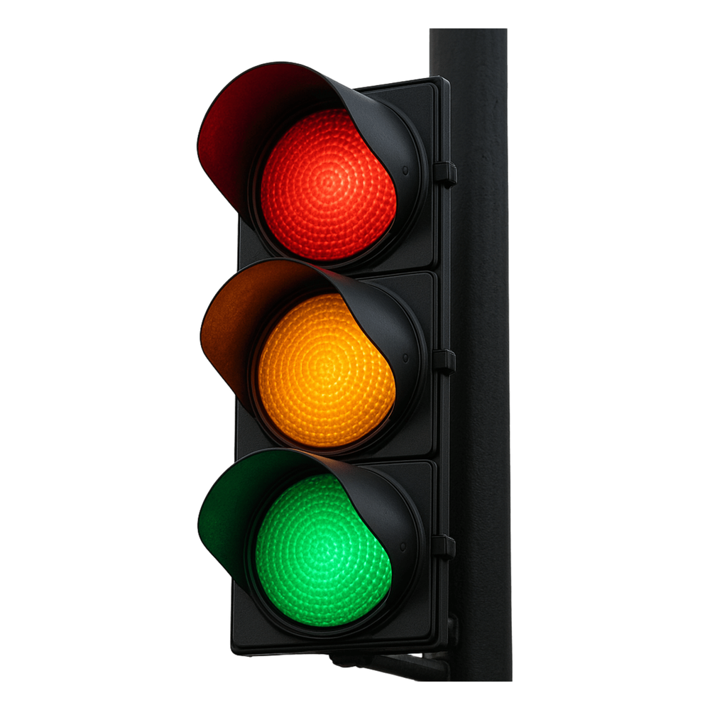 SEMAFORO DE SEÑALIZACION  Rojo, Amarillo y Verde / Diametro de cada luz 40cms