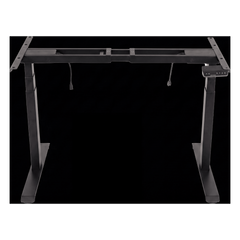 Base de Escritorio Motorizado Profesional / Altura Ajustable 60-125cm / Estructura Estable / Funcionamiento Suave / 3 Preset de Posiciones / Color Negro / Soporta hasta 100Kg de carga
