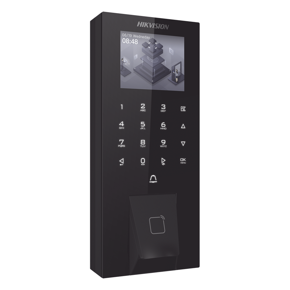 Terminal de Control de Acceso Biométrico / Huella Digital + Tarjeta M1 + PIN + Bluetooth / 5,000 Huellas y 150,000 Eventos / Pantalla LCD Táctil 2.4