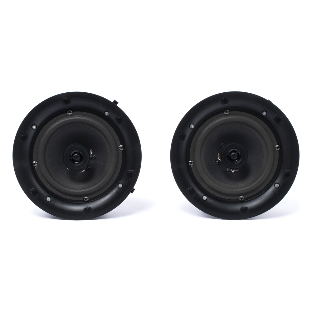 Kit de Bocinas de plafón 6.5in | Conexión Bluetooth | 2 x 20W | Frameless | Bocina Pasiva + Bocina Activa |