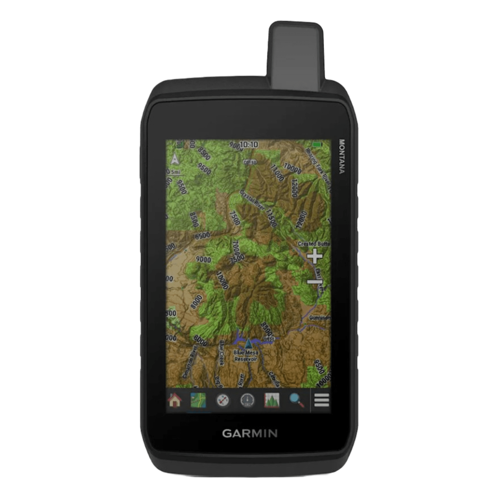 Montana® 710 / Pantalla Táctil WVGA 5" / Vidrio Químicamente Reforzado / Resistencia al Agua IPX7 / MIL-STD-810 / Batería Ion Litio Hasta 24 horas / Sensores GPS-GLONASS-Galileo / Interfaz USB-C / Map