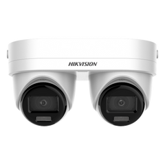 PanoVu Series / Lente Dual de 4 Megapixel / 2 Lentes Fijos de 2.8 mm / Recomendado para Pasillos o Esquinas / IP67 / IK10 / PoE / WDR 120 dB / Dual Light (30 mts IR + 30 Mts Luz Blanca) / Micrófono y Bocina Integrada / Micro SD / ACUSEEK