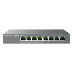 Switch de Red Administrable Capa 2 Lite / 8 Puertos Gigabit Ethernet / 4 Puertos PoE / VLAN / QoS / Snooping IGMP / Montaje en Pared y Escritorio / Compatible con GDMS