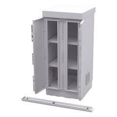 Gabinete de Seguridad de Lámina Galvanizada  para Almacenamiento de Baterías (Hasta 6 baterías PL110D12).