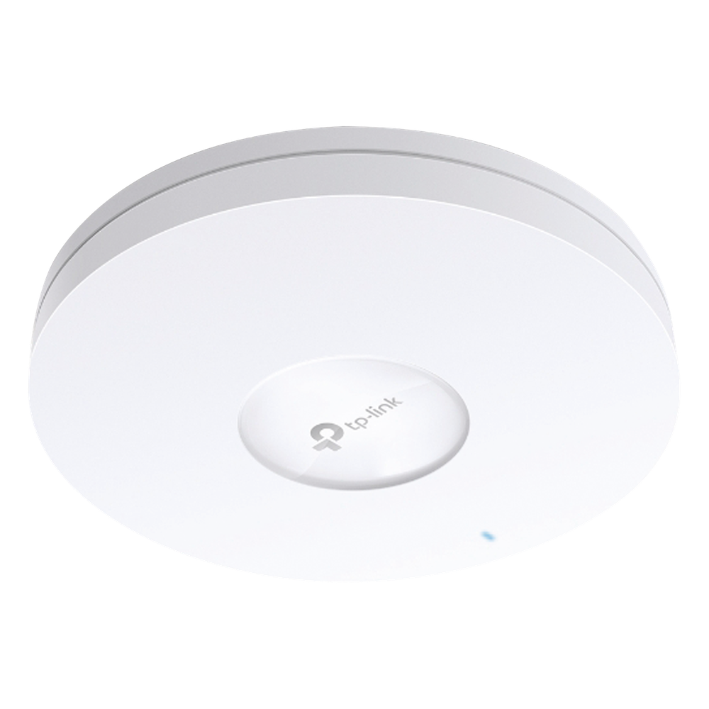 Punto de Acceso Omada / Wi-Fi 6 AX3600 MU-MIMO 4x4 / Alta Densidad de Usuarios / Configuración por Controlador o Stand-Alone / Para Montaje en Techo/pared. / Alimentación PoE+