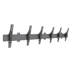Soporte de Pared para TV / Riel Triple 400T / Capacidad 110 lbs (50 kg) / Compatible 32"-65" / VESA 100x100-600x400 mm / Ajuste Ángulo 5°-15° / Montaje Profesional