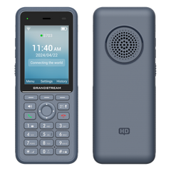 Teléfono IP Wi-Fi Inalámbrico WP836 / Wi-Fi 6 Doble Banda / IP69K Resistente a Exteriores / Batería 3000 mAh / 4 Conferencias / Bluetooth Integrado / USB Tipo C / Compatibilidad con Códec Opus HD