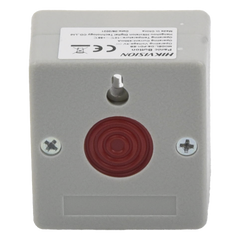 Botón de Pánico Cableado / Compatible con Cualquier Panel de Alarma / LLave de Seguridad / NA/NC / Material Retardante al Fuego (ABS)