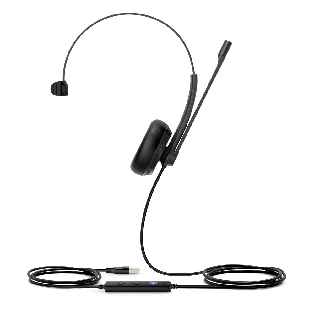 Yealink UH34 Mono, versión Microsoft Teams, cancelación de ruido profesional USB-A con indicador de ocupado