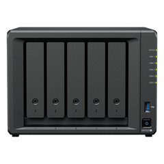 NAS DiskStation DS1525+ | 5 Bahías | Expansión hasta 15 Bahías | 2 Puertos 2.5GbE | Soporte 10GbE | Almacenamiento en Caché SSD | Hasta 300 TB de Capacidad | Compatible con Virtualización y Vigilancia.
