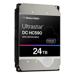 Disco Duro Empresarial WD Ultrastar DC HC590 / 24TB / SATA 6Gb/s / 7200 RPM / OptiNAND / CMR / HelioSeal