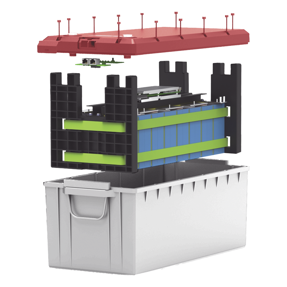 Batería de Litio LiFePO4 / 25.6 Vcc / 100 Ah / 2.56 kWh / 3500 Ciclos / BMS Integrado / Comunicación RS485 y CAN