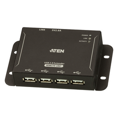 Extensor USB 2.0 |Cat 5| Hub de 4 puertos | hasta 50 metros