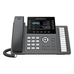TELÉFONO IP PROFESIONAL DE 12 LÍNEAS / 24 TECLAS DE EXTENSIÓN PROGRAMABLES / WI-FI 6 / POE INTEGRADO / PANTALLA LCD 4.3 PULGADAS / SEGURIDAD DE NIVEL EMPRESARIAL / BLUETOOTH INTEGRADO / COMPATIBLE CON GDMS / AUDIO HD CON NOISE-SHIELD